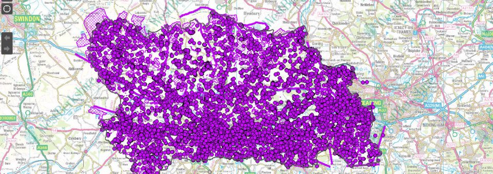 A snapshot of the West Berkshire's Historic Environment Record